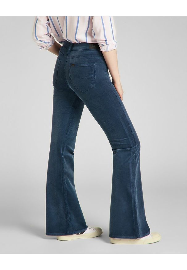 Lee - LEE Breese DAMSKIE SPODNIE JEANSOWE INSIGNIA BLUE L32YQG80 112139943