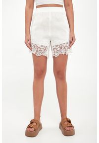 Ermanno Scervino Life - Spodenki damskie lniane ERMANNO SCERVINO LIFE. Materiał: len #5