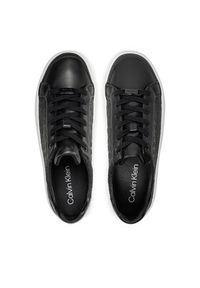 Calvin Klein Sneakersy Vulc HW0HW02212 Czarny. Kolor: czarny. Materiał: skóra #5
