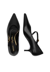 Gino Rossi - GINO ROSSI Czółenka LILIAN-526-2 Czarny. Kolor: czarny. Materiał: skóra. Obcas: na szpilce #3