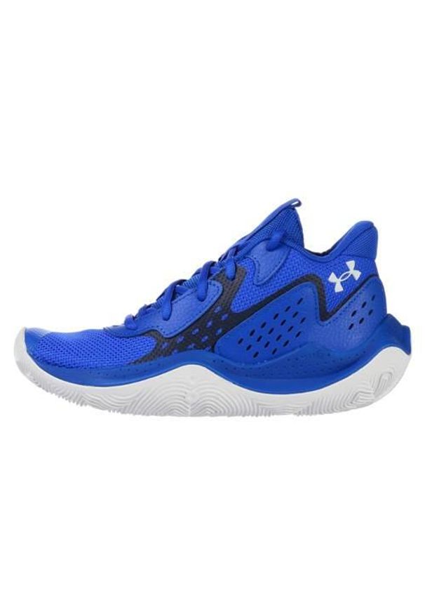 Buty do chodzenia dla dzieci Under Armour Gs Jet 23. Zapięcie: sznurówki. Kolor: niebieski. Materiał: syntetyk, tkanina, materiał. Szerokość cholewki: normalna. Sport: turystyka piesza