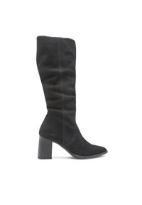 Lasocki Kozaki V623 Czarny. Kolor: czarny. Materiał: skóra, zamsz #1