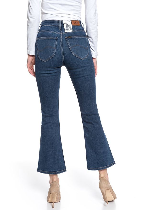 Lee - SPODNIE DAMSKIE LEE KICKED FLARE DARK ULRICH L30TDUIY 112106710