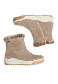 Rieker Śniegowce Y4780-64 Beżowy. Kolor: beżowy. Materiał: zamsz, skóra #3