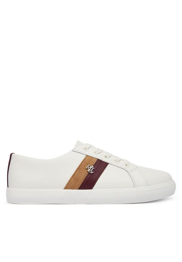 Lauren Ralph Lauren - Sneakersy LAUREN RALPH LAUREN. Kolor: biały