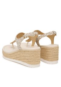 MICHAEL Michael Kors Espadryle Val Thong Wedge 40S6VAMS1B Écru. Materiał: skóra #3