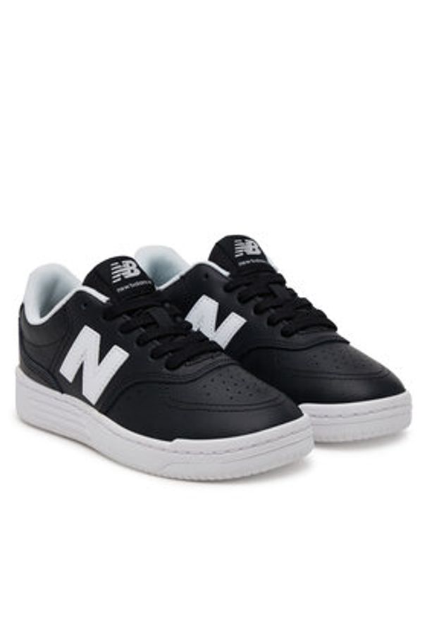 New Balance Sneakersy GSB80BW Czarny. Kolor: czarny. Materiał: skóra