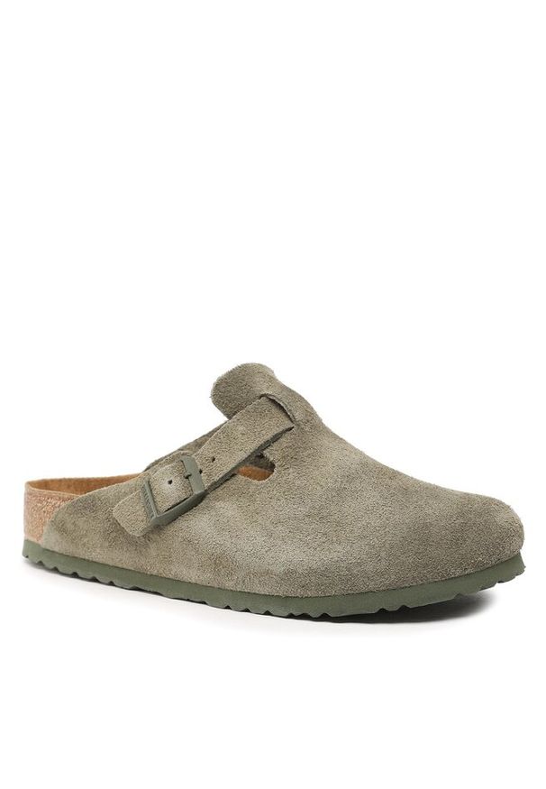 Klapki Birkenstock. Kolor: zielony