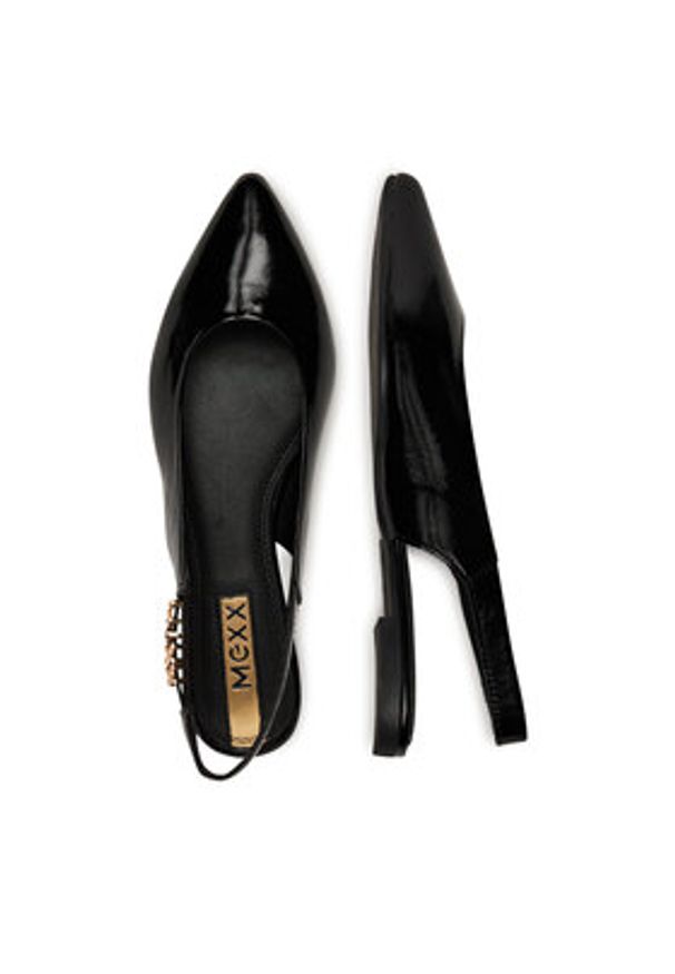 MEXX Sandały MX/014C-RST Czarny. Kolor: czarny. Materiał: skóra