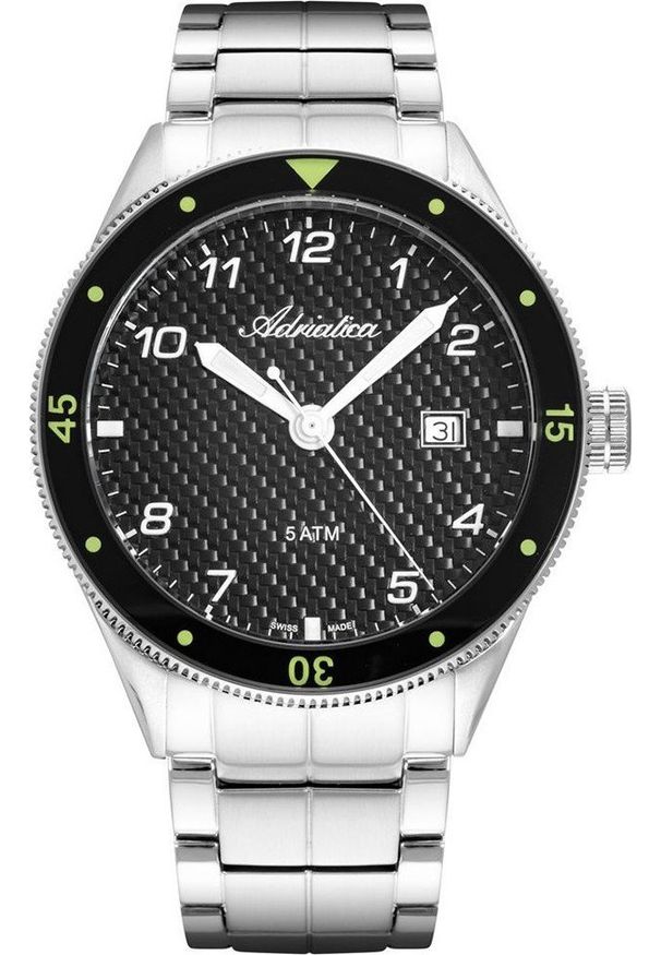 Zegarek Adriatica Zegarek męski Adriatica A8322.5127Q srebrny. Kolor: srebrny
