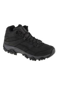 Buty trekkingowe męskie Merrell Moab Adventure 3 Mid. Zapięcie: sznurówki. Kolor: czarny. Materiał: materiał, syntetyk, skóra. Szerokość cholewki: normalna #1