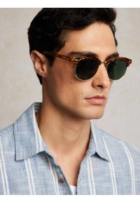 Big-Star - Okulary przeciwsłoneczne unisex z motywem zwierzęcym Kolen 803. Kolor: brązowy. Wzór: motyw zwierzęcy #4