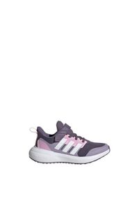 Adidas - FortaRun 2.0 Cloudfoam Elastic Lace Top Strap Shoes. Kolor: wielokolorowy, biały, fioletowy. Materiał: materiał. Model: Adidas Cloudfoam