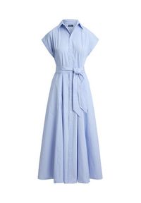 Polo Ralph Lauren Sukienka koszulowa 211A96363001 Błękitny Regular Fit. Typ kołnierza: polo. Kolor: niebieski. Materiał: bawełna. Typ sukienki: koszulowe #6