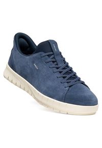 Geox Sneakersy Flextride Plus U65MAA 00022 C4007 Granatowy. Kolor: niebieski. Materiał: skóra, zamsz #5