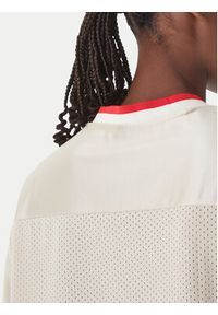 Adidas - adidas T-Shirt Stadium JZ1073 Beżowy Loose Fit. Kolor: beżowy. Materiał: syntetyk #2