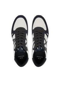 Armani Exchange Sneakersy XUX017 XCC68 U390 Granatowy. Kolor: niebieski. Materiał: skóra #2