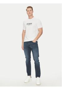Guess T-Shirt M5GI19 J1314 Biały Slim Fit. Kolor: biały. Materiał: bawełna #5