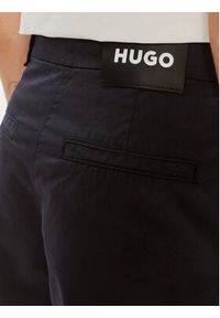 Hugo - HUGO Szorty materiałowe Hanicola-1-D 50489969 Granatowy Relaxed Fit. Kolor: niebieski. Materiał: bawełna #3