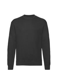 FRUIT OF THE LOOM - Klasyczna Bluza Rozpinana Unisex Dla Dorosłych. Kolor: czarny