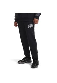 Spodnie dresowe męskie Under Armour Rival Fleece Colorblock. Kolor: czarny. Materiał: dresówka. Sport: fitness #1