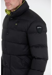 Blauer USA - BLAUER Czarna puchowa kurtka męska FLETCHER, Rozmiar XXL. Kolor: czarny. Materiał: puch #5
