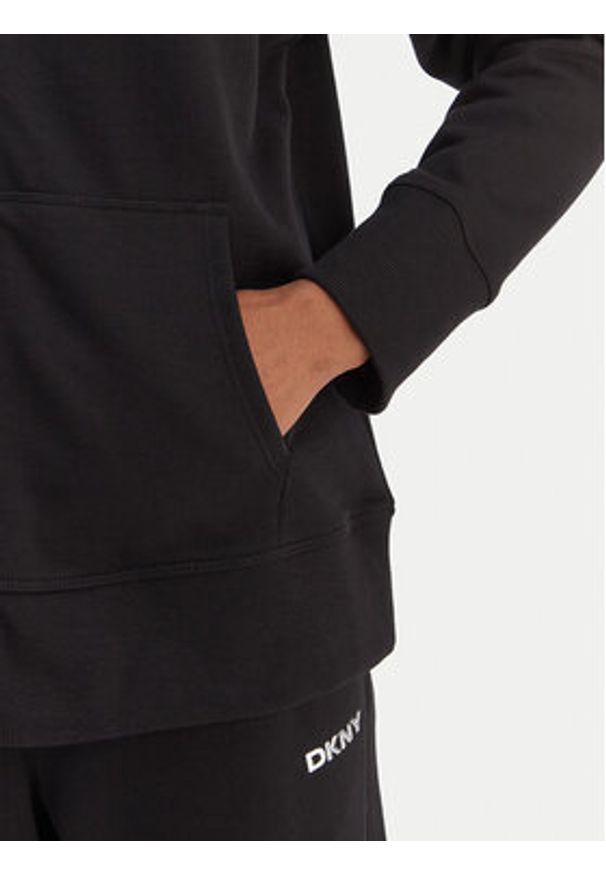 DKNY Sport Bluza DP6J9665 Czarny Regular Fit. Kolor: czarny. Materiał: bawełna. Styl: sportowy