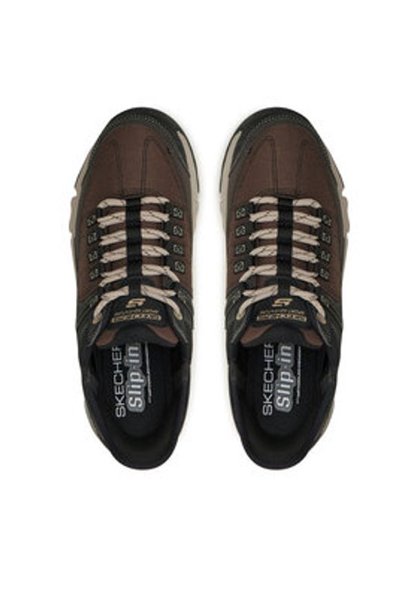 skechers - Skechers Sneakersy Slip-ins: Summits AT 237622/BRTP Brązowy. Kolor: brązowy. Materiał: materiał