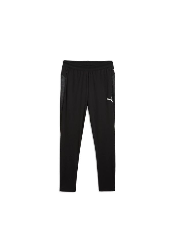 Spodnie treningowe Puma teamCup. Kolor: czarny. Materiał: materiał. Sport: piłka nożna