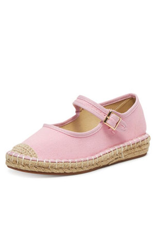 DeeZee Espadryle Q88-512-1 Różowy. Kolor: różowy. Materiał: materiał