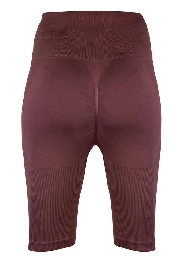 BESHAPED - Szorty Bikery fitness damskie Beshaped Body Boost modelujące. Kolor: brązowy. Materiał: nylon. Sport: fitness