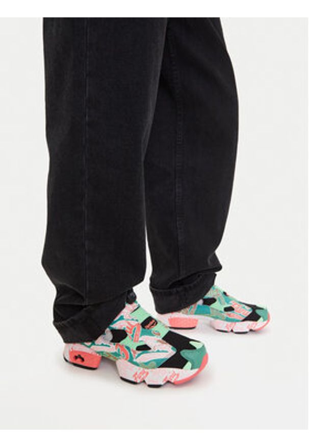 Reebok Sneakersy EO-INSTAPUMP FURY 94 100239571 Zielony. Kolor: zielony. Materiał: materiał