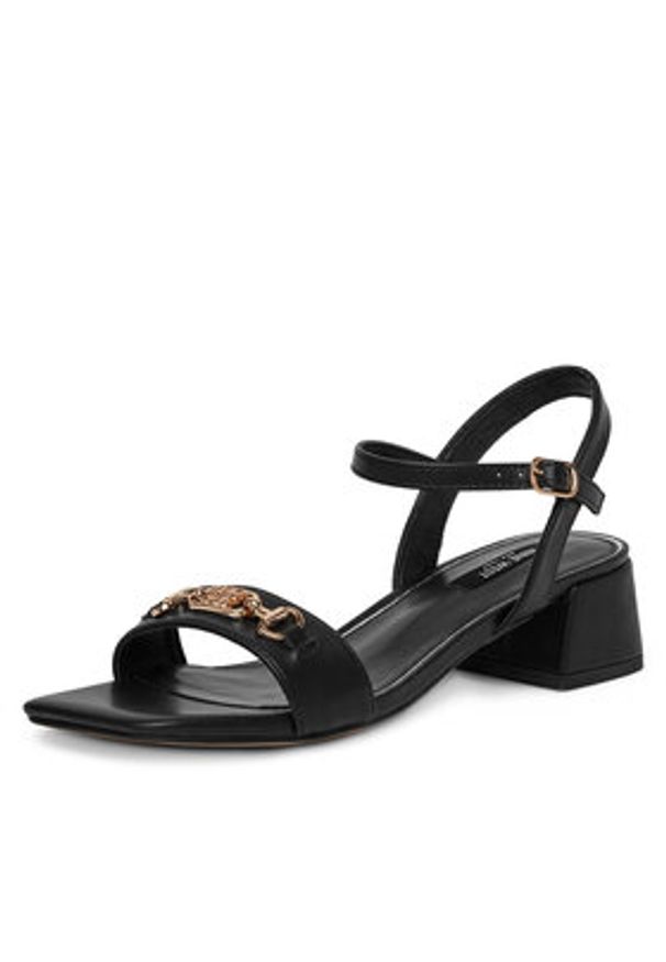 Nine West Sandały R23SS00452 Czarny. Kolor: czarny. Materiał: syntetyk, materiał
