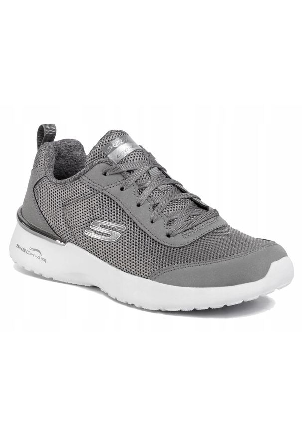 skechers - BUTY damskie SKECHERS DYNAMIGHT 12947-GRY szare niskie lekkie sportowe 38,5. Kolor: szary