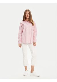 United Colors of Benetton - United Colors Of Benetton Koszula 54KXDQ0B2 Różowy Oversize. Kolor: różowy. Materiał: bawełna