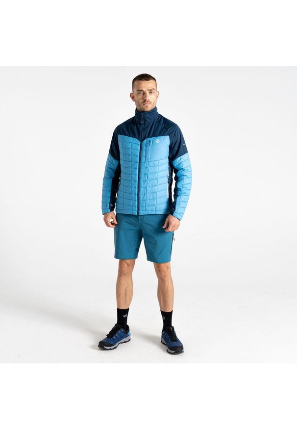 DARE 2B - Kurtka turystyczna hybrydowa męska Mountaineer. Kolor: niebieski. Materiał: materiał, poliester, softshell