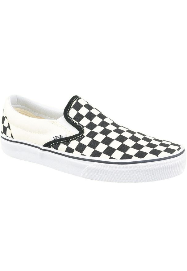 Buty sportowe do chodzenia męskie, Vans Classic Slip-On. Zapięcie: bez zapięcia. Kolor: beżowy, biały. Model: Vans Classic. Sport: turystyka piesza