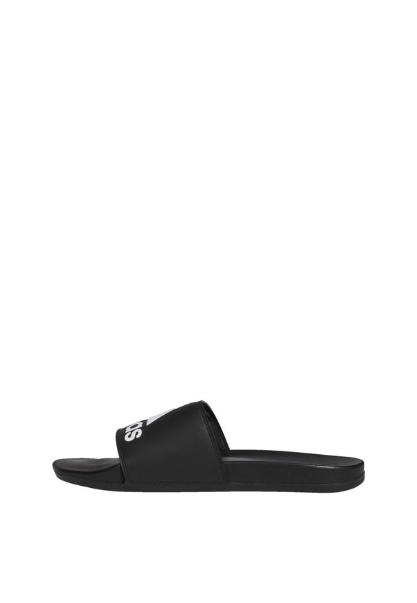 Adidas - adilette Comfort Slides. Kolor: czarny, biały, wielokolorowy. Materiał: tkanina, guma, syntetyk