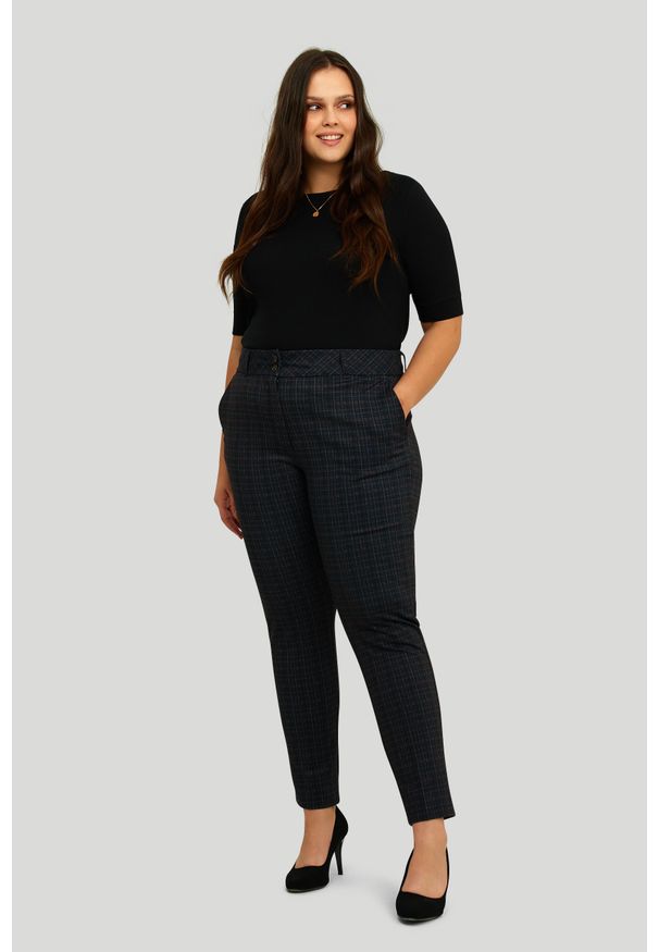 Greenpoint - Eleganckie spodnie z nadrukiem. Wzór: nadruk. Styl: elegancki