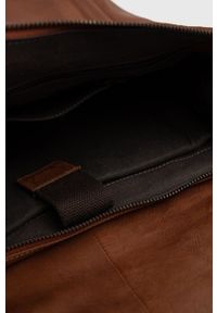 Strellson - Plecak skórzany. Kolor: brązowy. Materiał: skóra #5