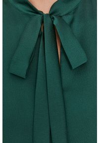 Marella - Sukienka Affix. Kolor: zielony. Materiał: tkanina. Długość rękawa: długi rękaw #4