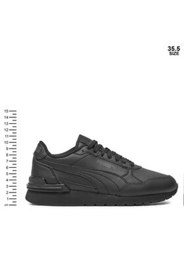 Puma Sneakersy ST Runner v4 L Jr 399736 01 Czarny. Kolor: czarny. Materiał: skóra