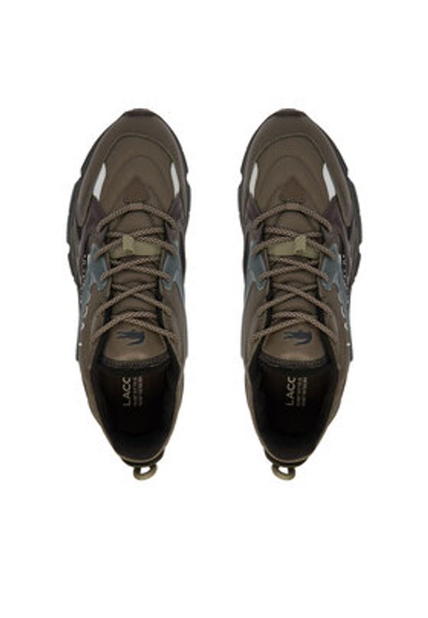 Lacoste Sneakersy L003 Neo Tech 7-50SMA0124 Brązowy. Kolor: brązowy. Materiał: materiał