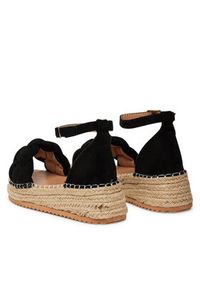 DeeZee Espadryle LE601-59 Czarny. Kolor: czarny. Materiał: materiał #7