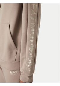EA7 Emporio Armani Dres 7W000789 AF18880 U6100 Beżowy ciemny Regular Fit. Kolor: beżowy. Materiał: syntetyk #2