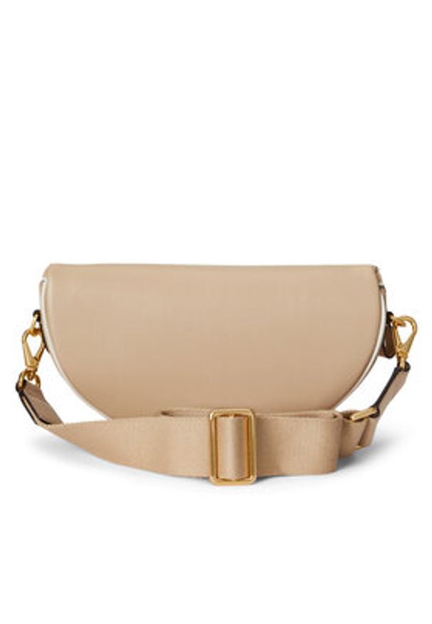 Lauren Ralph Lauren - LAUREN RALPH LAUREN Torebka 431974467002 Beżowy. Kolor: beżowy. Materiał: skórzane