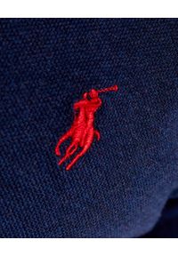 Ralph Lauren - RALPH LAUREN - Granatowa koszulka polo z długim rękawem. Typ kołnierza: polo. Kolor: niebieski. Długość rękawa: długi rękaw. Długość: długie. Wzór: haft #5