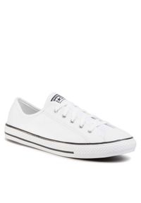 Converse Trampki Ctas Dainty Ox 564984C Biały. Kolor: biały. Materiał: skóra