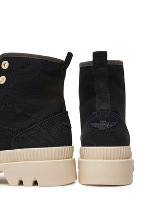 Aeronautica Militare Sneakersy 251SC305DCT354 Czarny. Kolor: czarny. Materiał: skóra