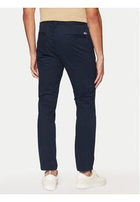Tommy Jeans Chinosy Austin DM0DM20282 Granatowy Slim Fit. Kolor: niebieski. Materiał: bawełna #4